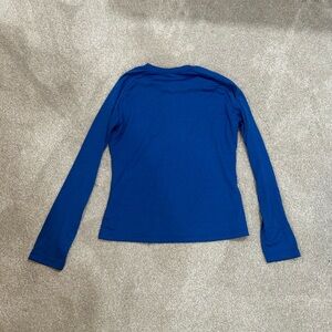 Nike Team Blue Long Sleeve Shirt